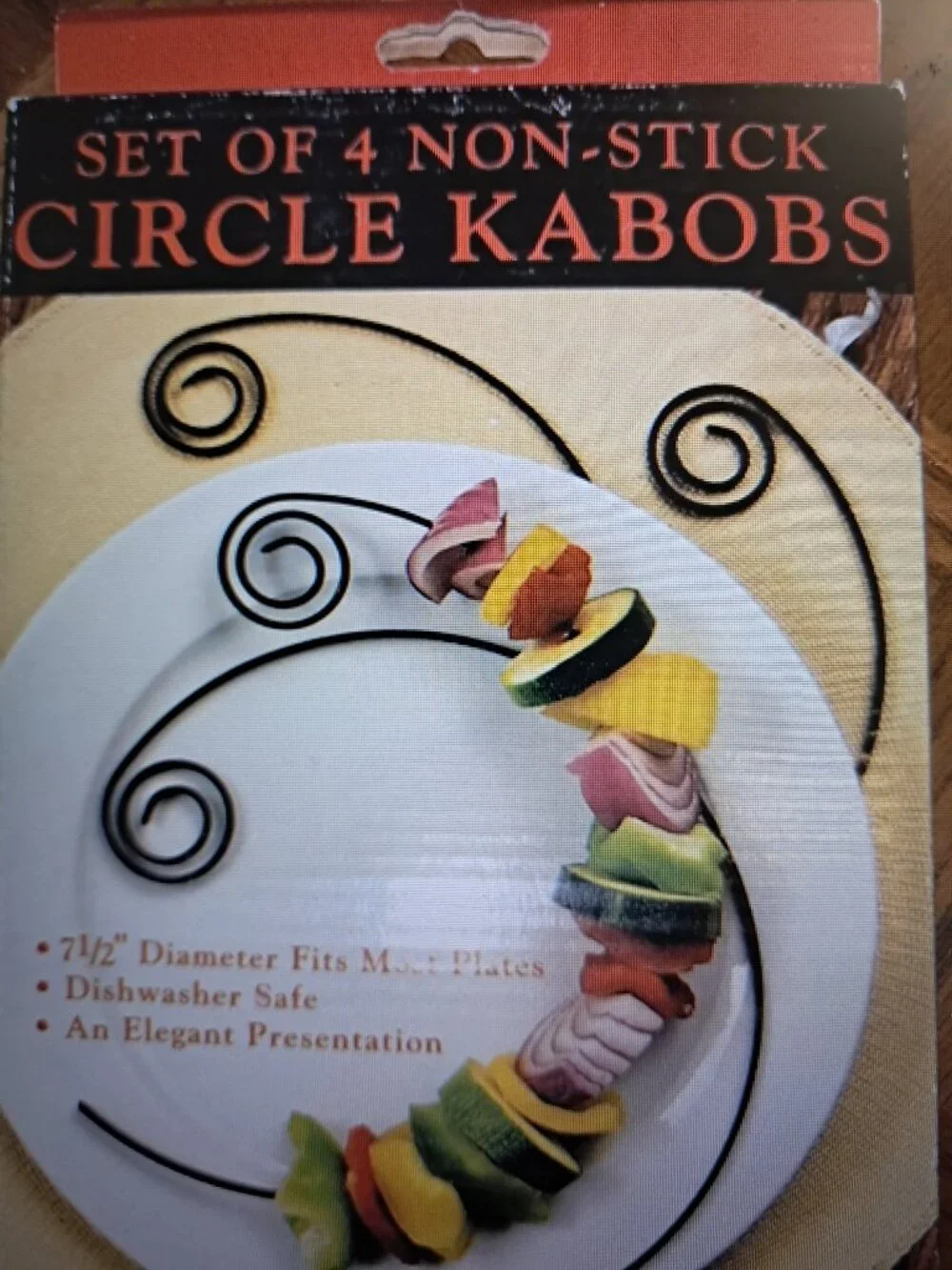 NIB Charcoal Champion Circle Kabobs Set of 4